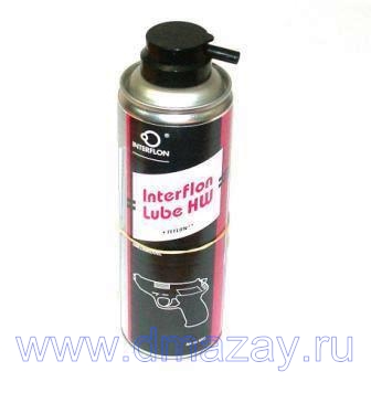 Универсальная глубоко проникающая смазка с содержанием TEFLON® для оружия INTERFLON LUBE HW (300 мл)